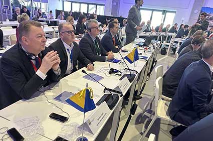 The Chair of the Joint Committee for European Integration of the Parliamentary Assembly of Bosnia and Herzegovina, Zdenko Ćosić, and the Deputy Chair, Dženan Đonlagić, participated in the meeting of the COSAC Chairpersons in the Belgian city of Namur